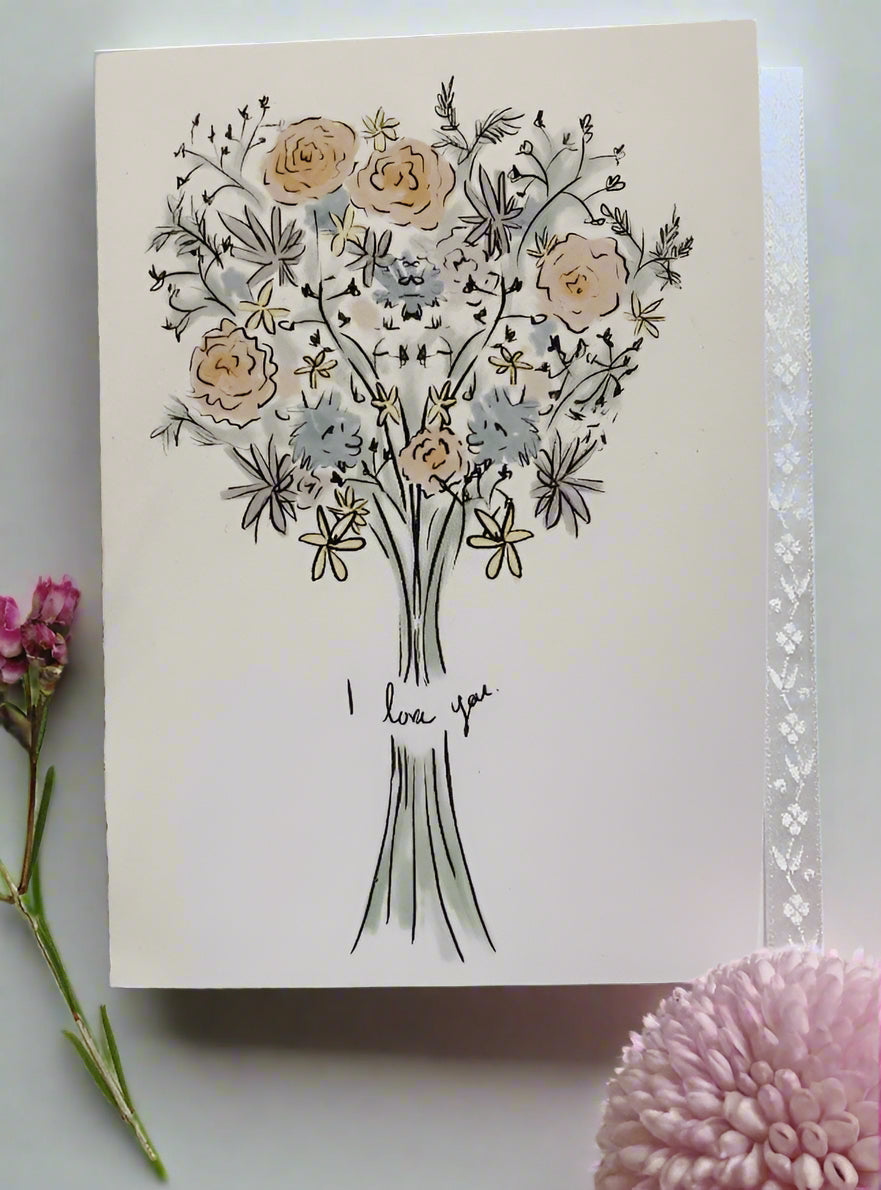 6 Card Bouquet Bundle - With Wishes