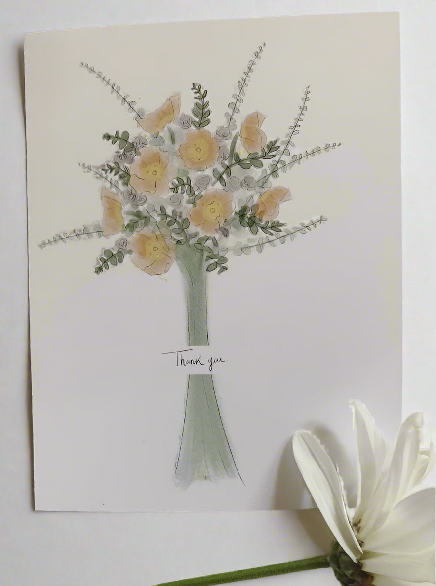 6 Card Bouquet Bundle - With Wishes