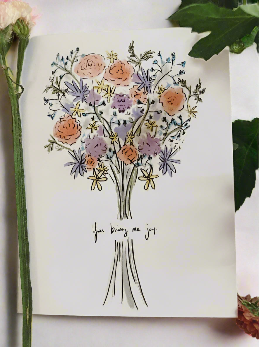 6 Card Bouquet Bundle - With Wishes