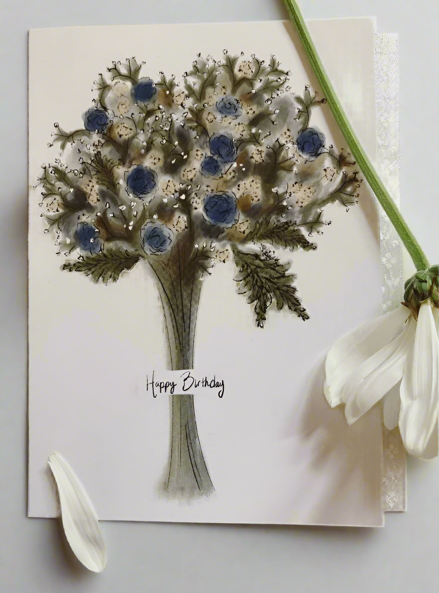 6 Card Bouquet Bundle - With Wishes