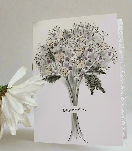 6 Card Bouquet Bundle - With Wishes