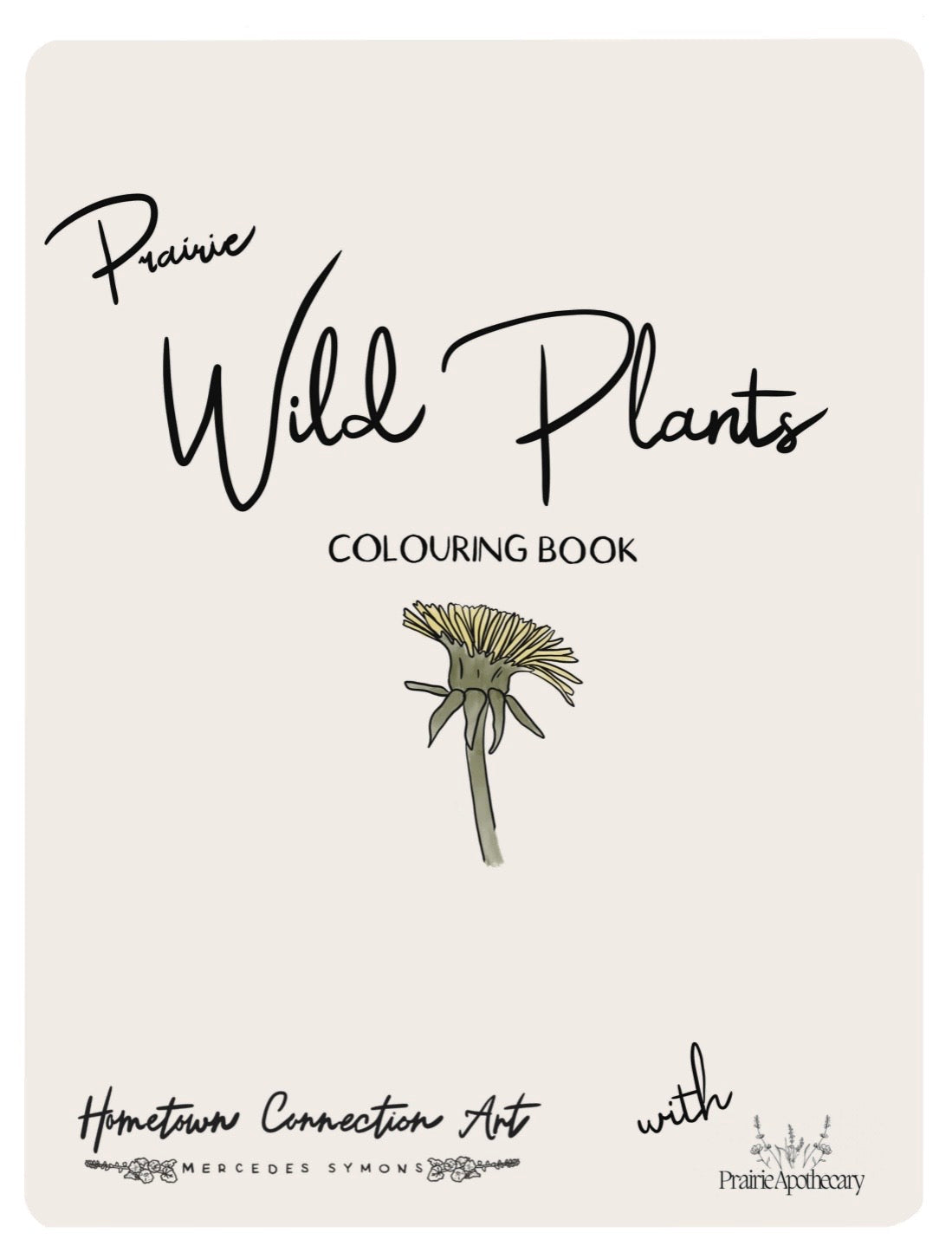 Prairie Wild Plant Colouring Book