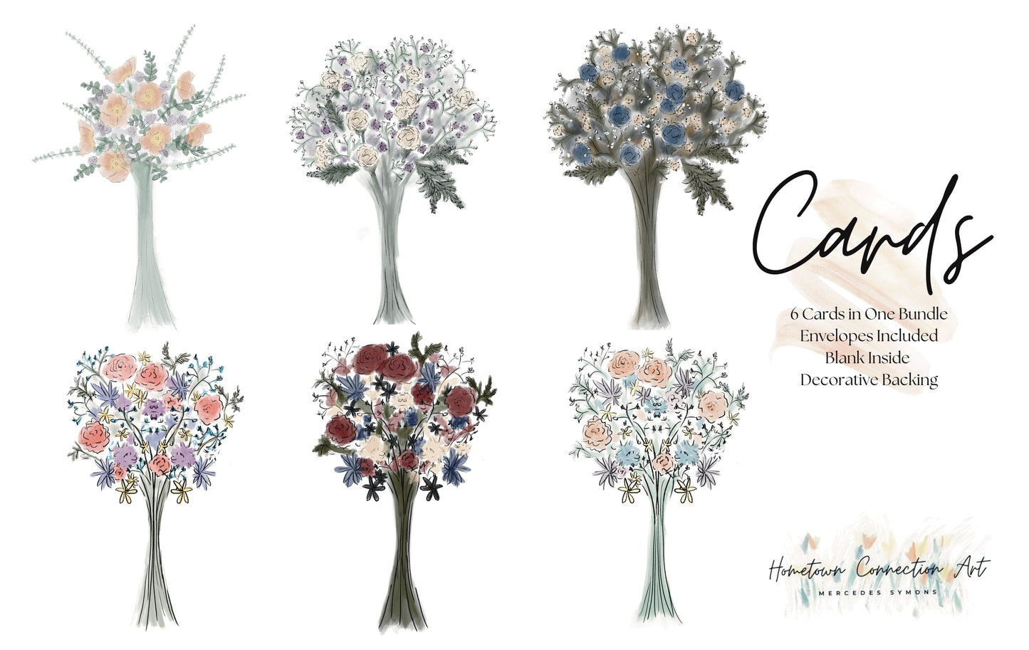 6 Card Bouquet Bundle