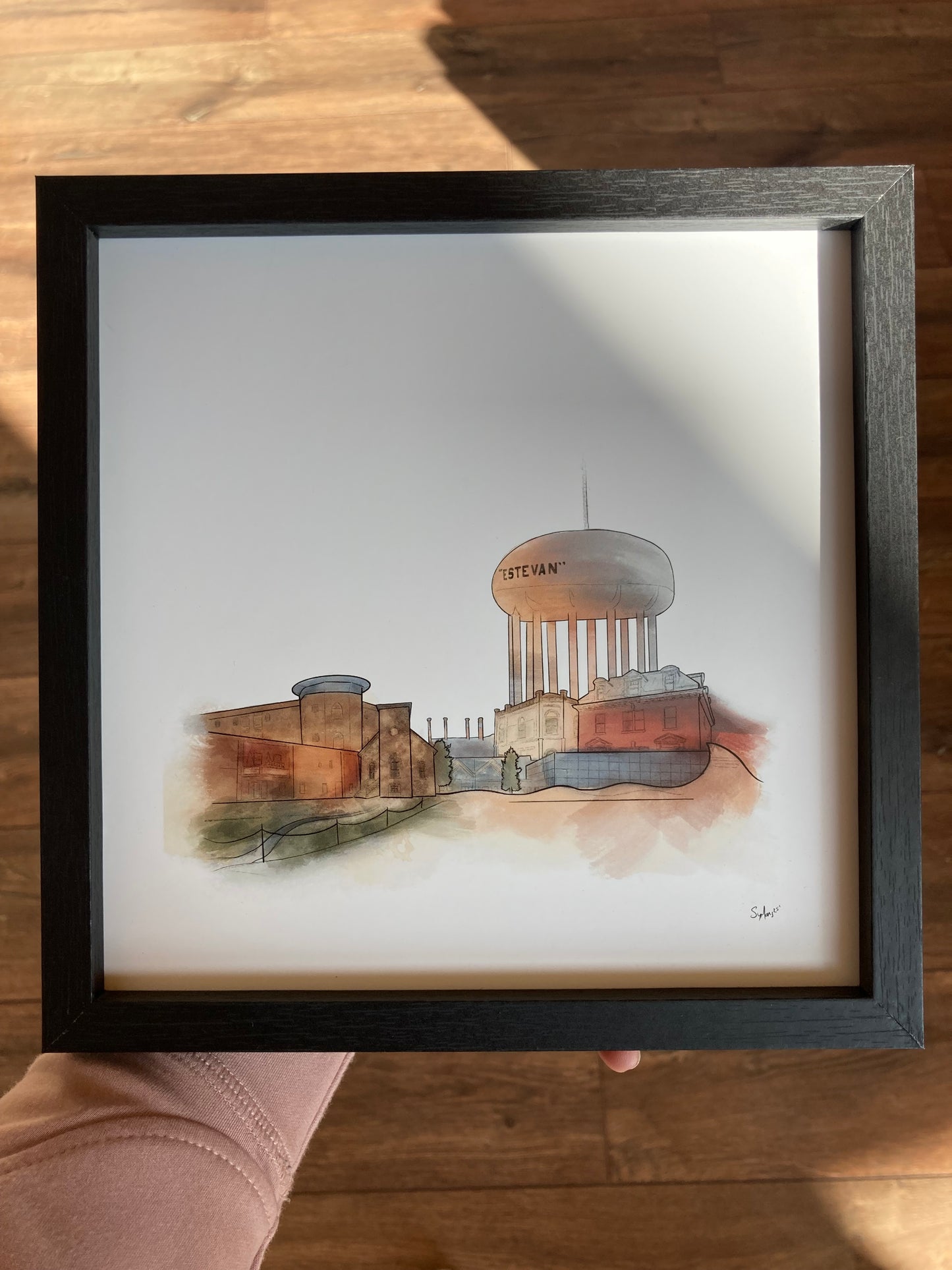 Estevan Cityscape Print