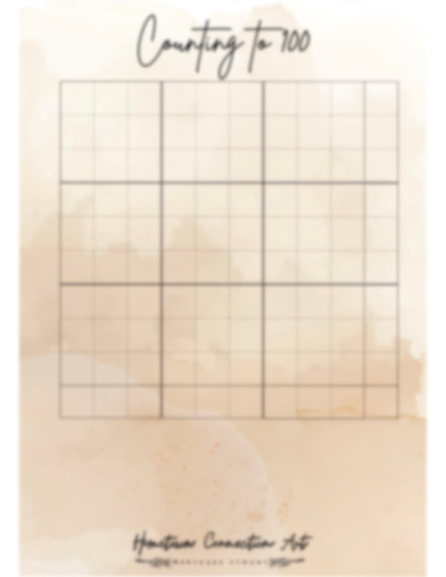 Counting to 100: For Kids Who Thrive in the Arts